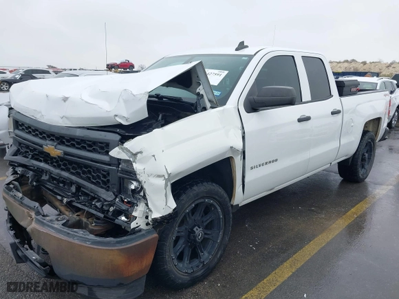 2015 Chevrolet Silverado 1500 LS with VIN 1GCVKPEC9FZ248683, listed as a IAAI auction lot 41427591 with 210,449 mi miles. Bid and sale history available at carsss.com. Image 19.