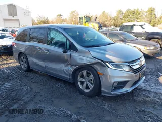 2019 Honda Odyssey EX with VIN 5FNRL6H50KB074265, listed as a IAAI auction lot 40964685 with 74,719 mi miles and . Bid and sale history available at DreamBid. Image 6.