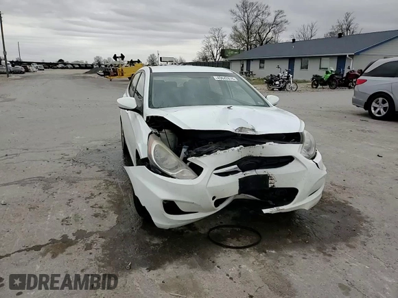 2012 Hyundai Accent SE with VIN KMHCU5AE7CU017198, listed as a Copart auction lot 49642815 with 194,136 mi miles and Salvage Title. Bid and sale history available at carsss.com. Image 11.