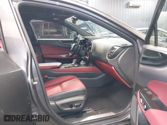 2024 Lexus NX with VIN JTJAGCEZ9R2016334, listed as a IAAI auction lot 41743822 with 15,566 mi miles. Bid and sale history available at carsss.com. Image 5.