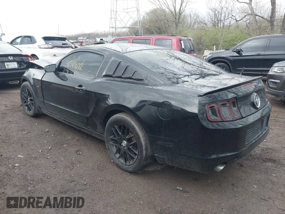2014 Ford Mustang V6 with VIN 1ZVBP8AM0E5279980, listed as a IAAI auction lot 41943672 with 161,987 mi miles. Bid and sale history available at carsss.com. Image 3.