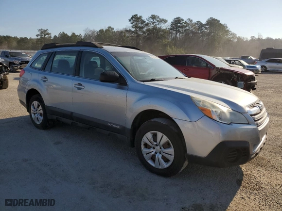 2013 Subaru Outback 2.5i with VIN 4S4BRCAC3D3252673, listed as a Copart auction lot 46909925 with 185,247 mi miles and Clean Title. Bid and sale history available at carsss.com. Image 4.