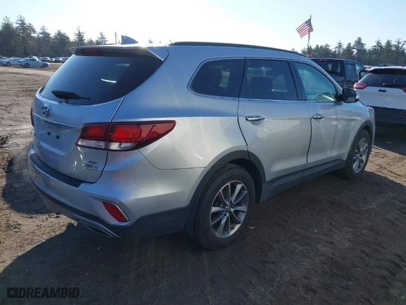 2017 Hyundai Santa Fe SE with VIN KM8SMDHF2HU251406, listed as a IAAI auction lot 41765132 with 150,326 mi miles. Bid and sale history available at carsss.com. Image 4.