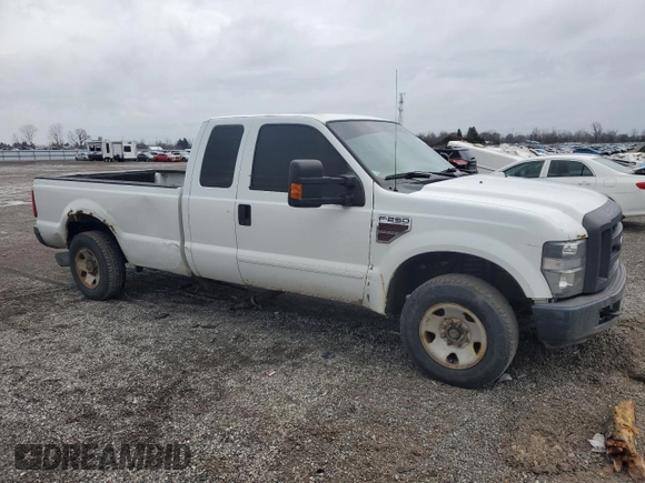2008 Ford Super Duty F-250 SRW XL with VIN 1FTSX20R28EC80064, listed as a Copart auction lot 86176914 with 382,622 mi miles and Clean Title. Bid and sale history available at carsss.com. Image 4.