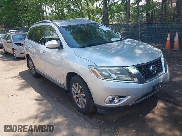 2014 Nissan Pathfinder SL z VIN 5N1AR2MM0EC673231, wystawiony jako IAAI lot #42482133 z przebiegiem 168 630 mil mil oraz . Historia ofert i sprzedaży dostępna na DreamBid. Obrazek 1.