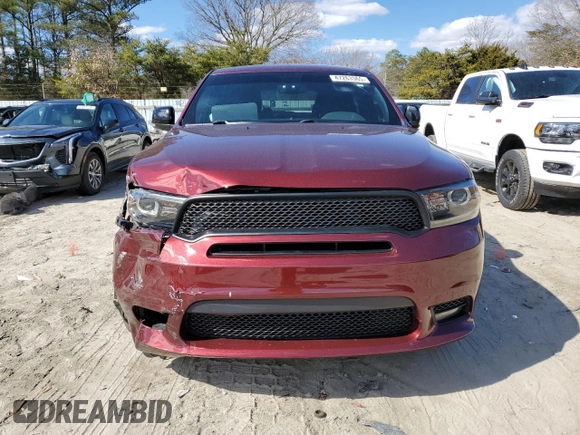 2020 Dodge Durango GT Plus with VIN 1C4RDJDG1LC186112, listed as a Copart auction lot 47263365 with 110,266 mi miles and Salvage title. Bid and sale history available at DreamBid. Image 5.