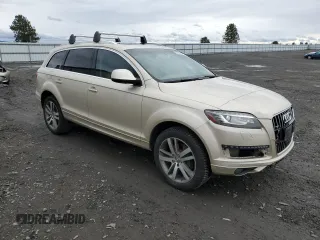 2012 Audi Q7 3.0L TDI Premium Plus with VIN WA1LMAFEXCD005076, listed as a Copart auction lot 50195535 with 248,501 mi miles and Salvage Title. Bid and sale history available at carsss.com. Image 4.