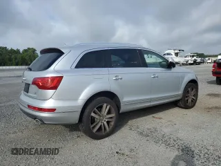 2015 Audi Q7 Premium Plus with VIN WA1LMAFE5FD020413, listed as a Copart auction lot 65028835 with 217,394 mi miles and Clean title. Bid and sale history available at DreamBid. Image 3.