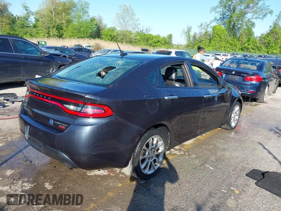 2013 Dodge Dart Limited with VIN 1C3CDFCH0DD703543, listed as a IAAI auction lot 42142004 with 156,324 mi miles and . Bid and sale history available at DreamBid. Image 4.