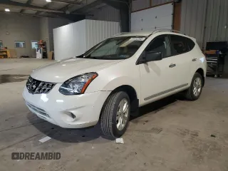 2015 Nissan Rogue S with VIN JN8AS5MVXFW770122, listed as a Copart auction lot 55452345 with 61,310 mi miles and Salvage Title. Bid and sale history available at DreamBid. Image 1.
