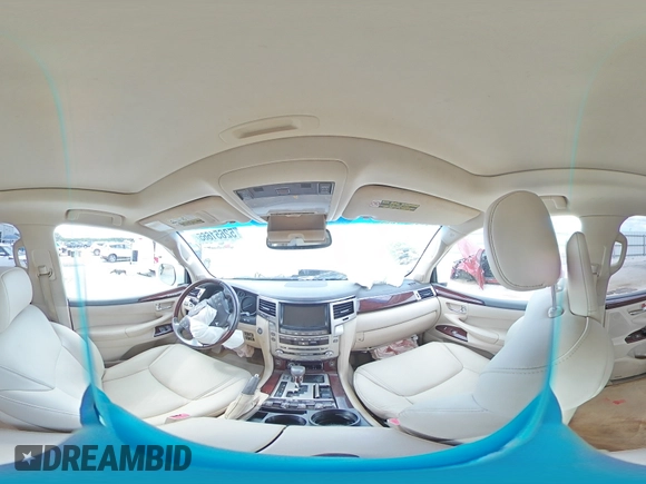 2015 Lexus LX 570 with VIN JTJHY7AX0F4172415, listed as a Copart auction lot 52651665 with 167,848 mi miles and Salvage Title. Bid and sale history available at DreamBid. Image 14.
