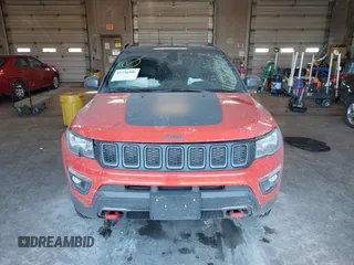 2020 Jeep Compass Trailhawk with VIN 3C4NJDDB9LT122174, listed as a IAAI auction lot 41736406 with 74,807 mi miles and . Bid and sale history available at carsss.com. Image 12.