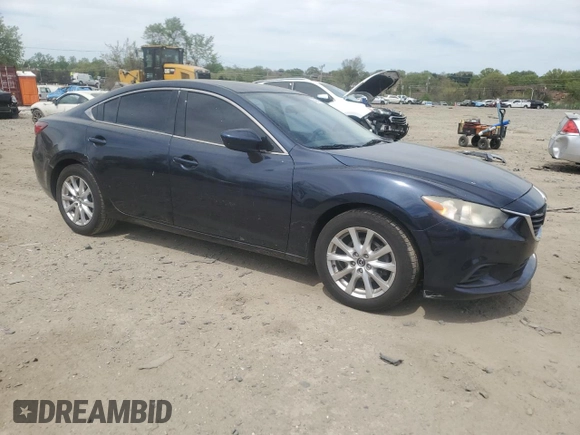 2016 Mazda 6 i Sport with VIN JM1GJ1U59G1436258, listed as a Copart auction lot 54241895 with 132,125 mi miles and Clean Title. Bid and sale history available at DreamBid. Image 4.