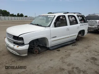 2003 Chevrolet Tahoe LS z VIN 1GNEC13T93R155808, wystawiony jako Copart lot #59297195 z przebiegiem Nie podano mil oraz Szkoda całkowita • Salvage title. Historia ofert i sprzedaży dostępna na DreamBid. Obrazek 1.