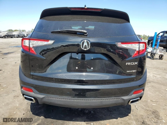 2024 Acura RDX with VIN 5J8TC2H34RL012938, listed as a Copart auction lot 71118014 with 1,172 mi miles and Salvage Title. Bid and sale history available at carsss.com. Image 6.