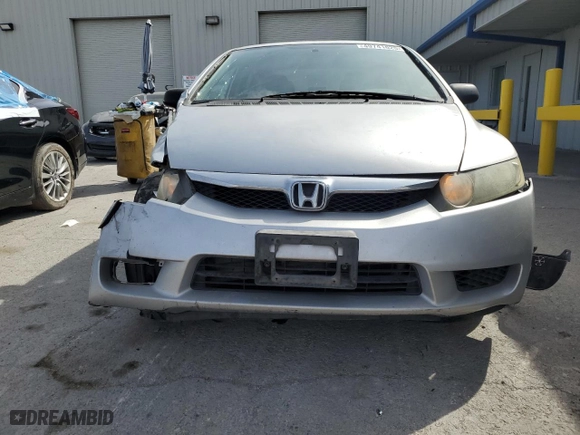2011 Honda Civic Sdn DX-VP with VIN 2HGFA1F35BH510195, listed as a Copart auction lot 49741625 with 182,531 mi miles and Salvage Title. Bid and sale history available at carsss.com. Image 5.