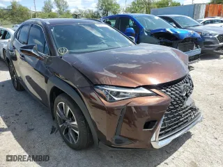 2019 Lexus UX with VIN JTHU9JBH7K2001412, listed as a Copart auction lot 50599173 with 36,574 mi miles. Bid and sale history available at carsss.com. Image 4.
