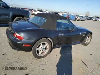 2001 BMW Z3 3.0i with VIN WBACN53441LJ56386, listed as a Copart auction lot 89152745 with 134,384 mi miles and Salvage Title. Bid and sale history available at carsss.com. Image 3.