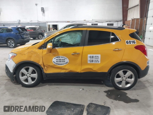 2016 Buick Encore Convenience with VIN KL4CJFSB9GB690206, listed as a IAAI auction lot 42053722 with 116,882 mi miles. Bid and sale history available at carsss.com. Image 14.