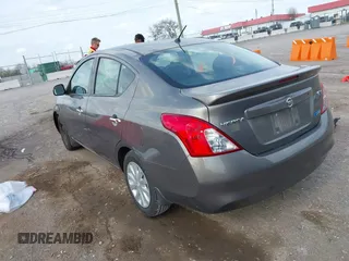 2014 Nissan Versa S Plus with VIN 3N1CN7APXEL850427, listed as a IAAI auction lot 41941915 with 65,155 mi miles. Bid and sale history available at carsss.com. Image 3.