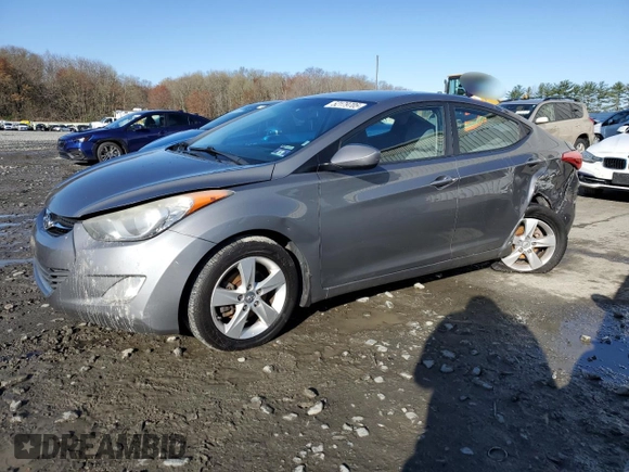 2013 Hyundai Elantra Limited with VIN 5NPDH4AEXDH304649, listed as a Copart auction lot 52179705 with 149,022 mi miles and Salvage Title. Bid and sale history available at DreamBid. Image 1.