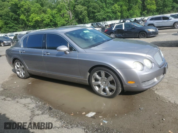 2007 Bentley Flying Spur with VIN SCBBR93W178041237, listed as a Copart auction lot 55485365 with 126,119 mi miles and Clean Title. Bid and sale history available at DreamBid. Image 4.