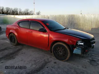 2014 Dodge Avenger SE with VIN 1C3CDZAB5EN111129, listed as a Copart auction lot 48968485 with 157,243 mi miles and Salvage Title. Bid and sale history available at carsss.com. Image 4.