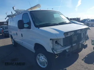 2012 Ford Econoline Cargo Commercial with VIN 1FTNE1EW3CDB06188, listed as a IAAI auction lot 40328803 with 138,502 mi miles and . Bid and sale history available at DreamBid. Image 1.