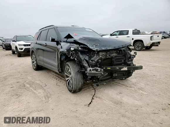 2022 Ford Explorer ST-Line with VIN 1FMSK7KH8NGA86473, listed as a Copart auction lot 86419654 with 61,412 mi miles and Salvage Title. Bid and sale history available at carsss.com. Image 11.