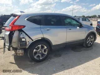 2018 Honda CR-V EX-L with VIN 7FARW1H88JE025483, listed as a Copart auction lot 50533935 with 70,890 mi miles and Salvage Title. Bid and sale history available at carsss.com. Image 3.