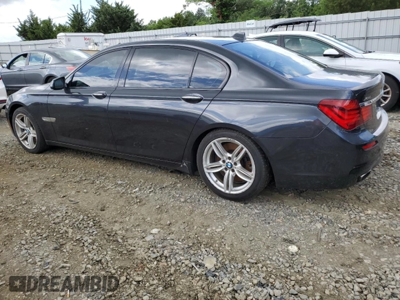 2013 BMW 7 Series 750Li xDrive с VIN WBAYF8C55DD140581, выставлен на аукционе Copart как лот 62969305 с пробегом 119 087 миль миль и Чистый • Clean title. История ставок и продаж доступна на DreamBid. Изображение 2.