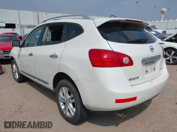 2013 Nissan Rogue S with VIN JN8AS5MV7DW104560, listed as a IAAI auction lot 41792395 with 104,201 mi miles and . Bid and sale history available at DreamBid. Image 3.