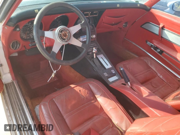 1977 Chevrolet Corvette with VIN 1Z37L7S435042, listed as a Copart auction lot 44217135 with 72,182 mi miles and Clean title. Bid and sale history available at DreamBid. Image 8.