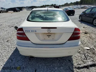 2004 Mercedes-Benz CLK-Class 3.2L with VIN WDBTJ65J64F069663, listed as a Copart auction lot 72249994 with 136,091 mi miles and Salvage Title. Bid and sale history available at carsss.com. Image 6.