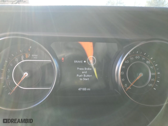 2023 Jeep Gladiator Freedom with VIN 1C6HJTAG7PL500766, listed as a Copart auction lot 47034615 with 47,183 mi miles and Salvage Title. Bid and sale history available at carsss.com. Image 9.