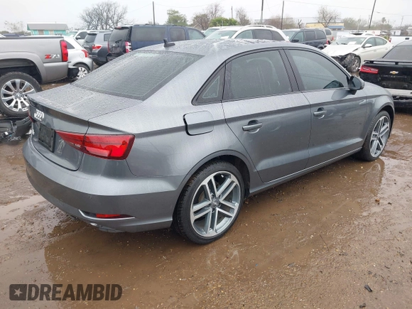 2020 Audi A3 Sedan Premium with VIN WAUAUGFF5LA104296, listed as a IAAI auction lot 41629104 with 60,474 mi miles. Bid and sale history available at carsss.com. Image 4.
