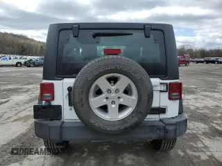 2015 Jeep Wrangler Sport with VIN 1C4AJWAG5FL761338, listed as a Copart auction lot 53123515 with 93,677 mi miles and Salvage Title. Bid and sale history available at carsss.com. Image 6.