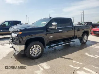 2021 Chevrolet Silverado 3500HD LTZ with VIN 1GC4YUEY0MF149298, listed as a Copart auction lot 57120115 with 38,092 mi miles and Salvage title. Bid and sale history available at DreamBid. Image 1.
