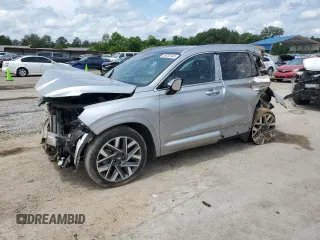 2023 Hyundai Santa Fe Calligraphy z VIN 5NMS54AL1PH647057, wystawiony jako Copart lot #55030445 z przebiegiem 21 529 mil mil oraz Szkoda całkowita • Salvage title. Historia ofert i sprzedaży dostępna na DreamBid. Obrazek 1.