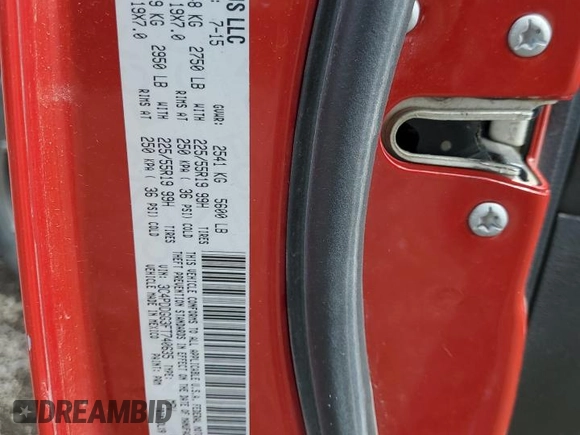 2015 Dodge Journey Crossroad with VIN 3C4PDDGG3FT740635, listed as a Copart auction lot 57762665 with 140,075 mi miles and Salvage title. Bid and sale history available at DreamBid. Image 13.