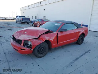 2005 Ford Mustang Deluxe with VIN 1ZVFT84N455184078, listed as a Copart auction lot 86409034 with NaN miles and Salvage Title. Bid and sale history available at carsss.com. Image 1.