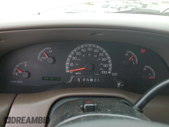 1999 Ford F-150 with VIN 1FTZX1721XNA37541, listed as a Copart auction lot 51588415 with 267,071 mi miles and Salvage title. Bid and sale history available at DreamBid. Image 9.