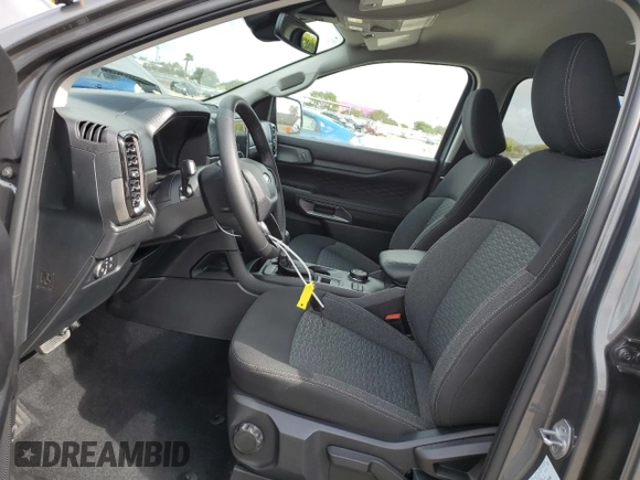 2024 Ford Ranger XLT with VIN 1FTER4HHXRLE73722, listed as a Copart auction lot 51319495 with 130 mi miles and Salvage title. Bid and sale history available at DreamBid. Image 7.
