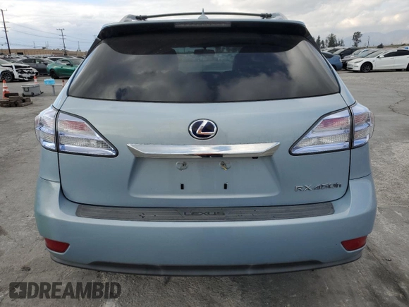 2011 Lexus RX with VIN JTJBC1BA4B2420697, listed as a Copart auction lot 43733975 with 116,160 mi miles and Salvage Title. Bid and sale history available at carsss.com. Image 6.