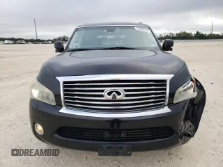 2012 Infiniti QX56 7-passenger with VIN JN8AZ2NE5C9016354, listed as a Copart auction lot 53390775 with 209,990 mi miles and Salvage Title. Bid and sale history available at carsss.com. Image 5.