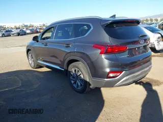 2020 Hyundai Santa Fe SEL w/SULEV with VIN 5NMS33AD7LH184750, listed as a IAAI auction lot 41637769 with 89,166 mi miles. Bid and sale history available at carsss.com. Image 3.