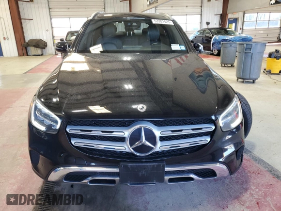 2022 Mercedes-Benz GLC 300 with VIN W1N0G8EB0NV378147, listed as a Copart auction lot 53201525 with 46,630 mi miles and Salvage Title. Bid and sale history available at DreamBid. Image 5.