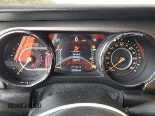 2020 Jeep Wrangler Unlimited Sahara z VIN 1C4HJXEN3LW184557, wystawiony jako Copart lot #54826075 z przebiegiem 50 785 mil mil oraz Szkoda całkowita • Salvage title. Historia ofert i sprzedaży dostępna na DreamBid. Obrazek 9.