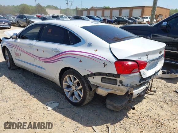 2017 Chevrolet Impala Premier with VIN 1G1145S38HU150772, listed as a IAAI auction lot 41987412 with 163,587 mi miles and . Bid and sale history available at DreamBid. Image 3.