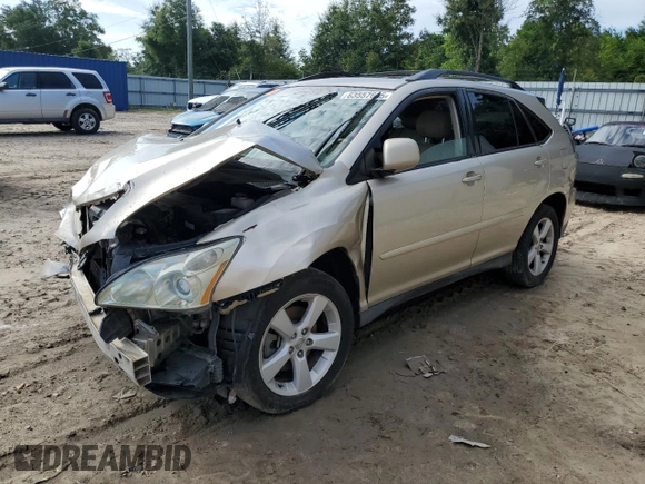 2006 Lexus RX 330 with VIN 2T2GA31U76C046515, listed as a Copart auction lot 63557655 with 302,374 mi miles and Salvage title. Bid and sale history available at DreamBid. Image 1.